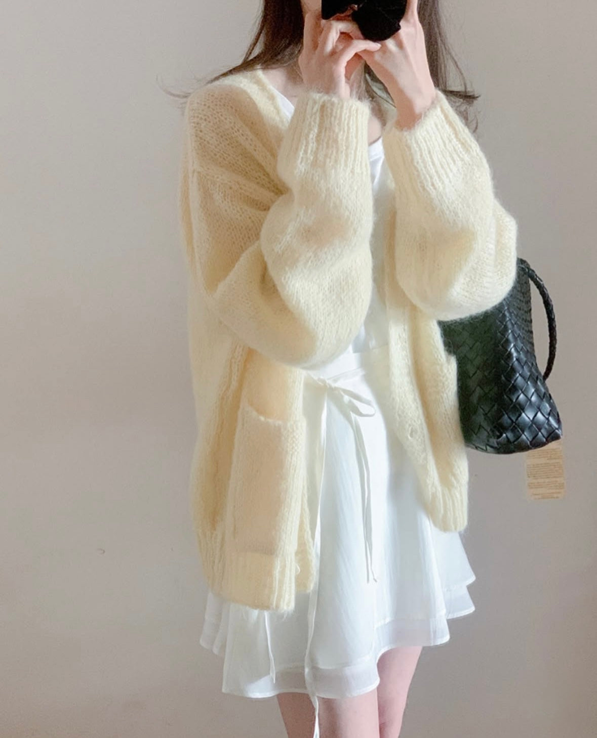 Spring mini skirt