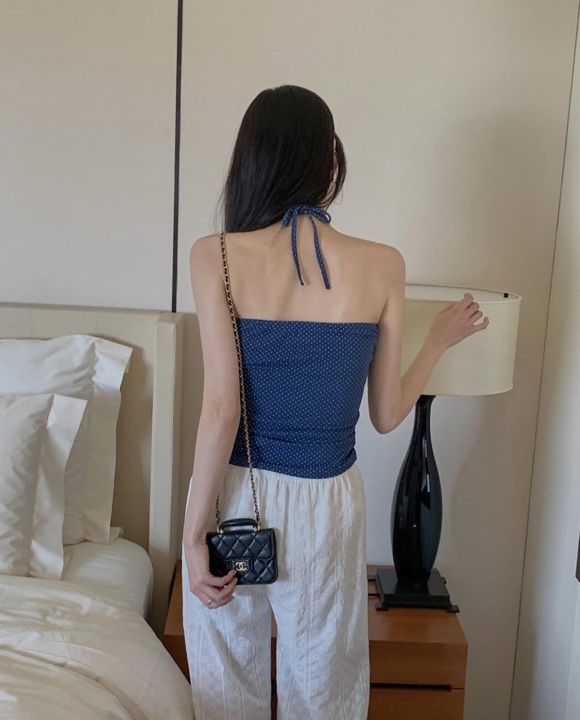 Dot 2 way bustier(3 colors)