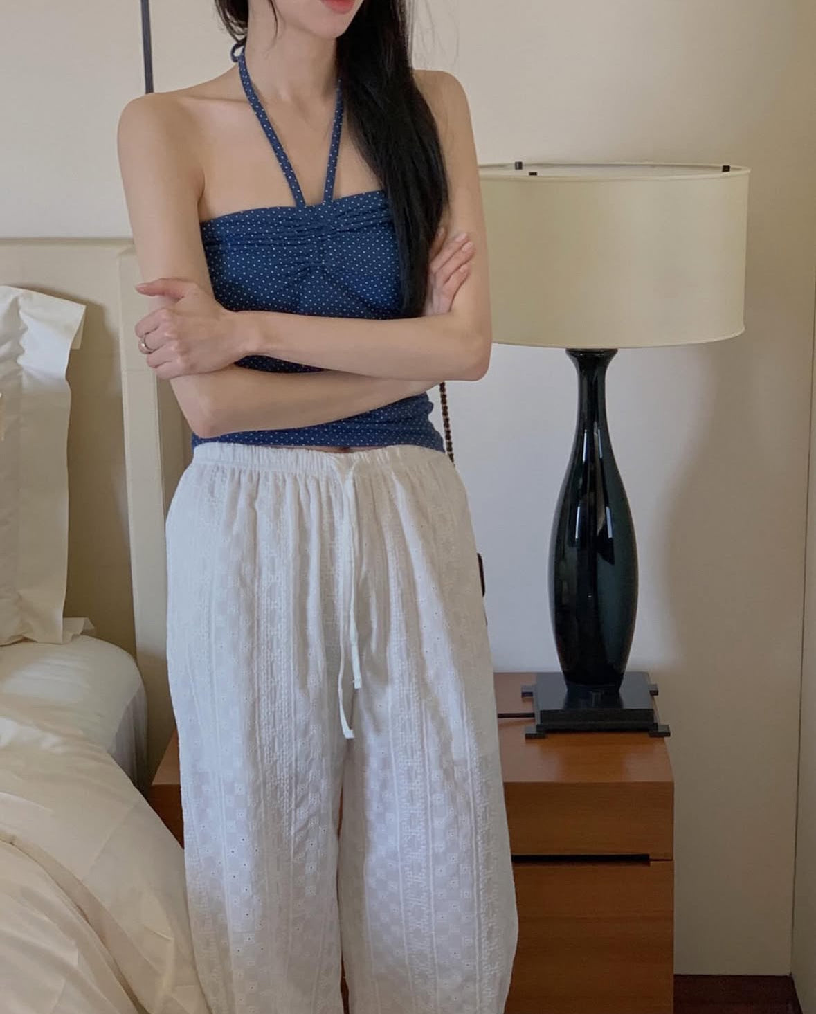 Dot 2 way bustier(3 colors)
