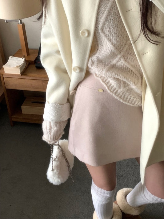 Lovely wool skirt(3 colors)