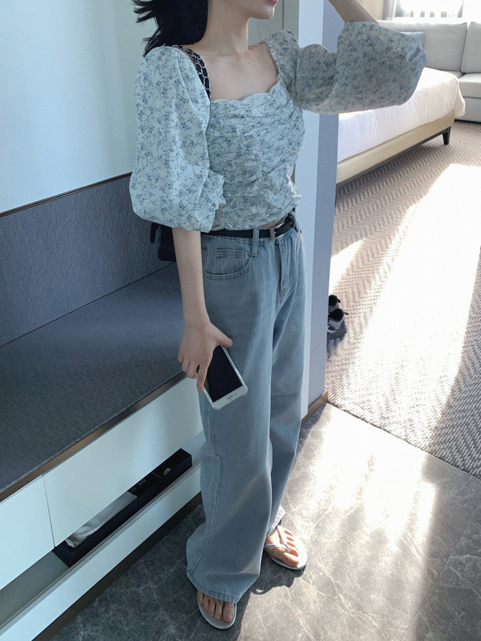 Lily shirring blouse