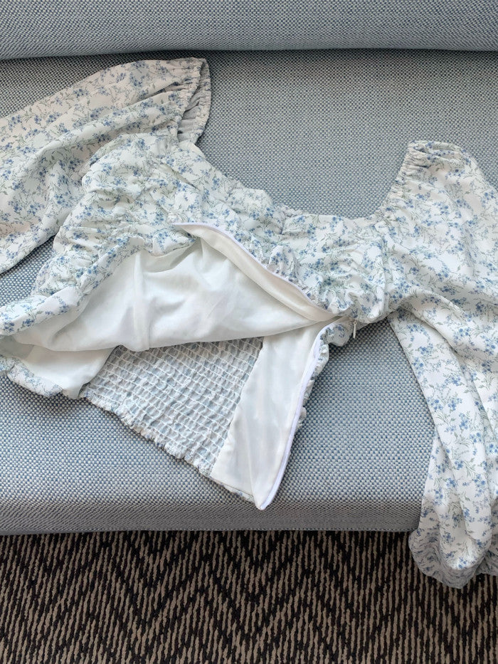 Lily shirring blouse