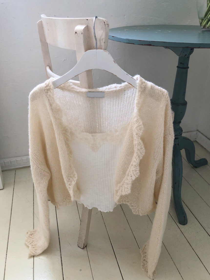 Fluffy cardigan