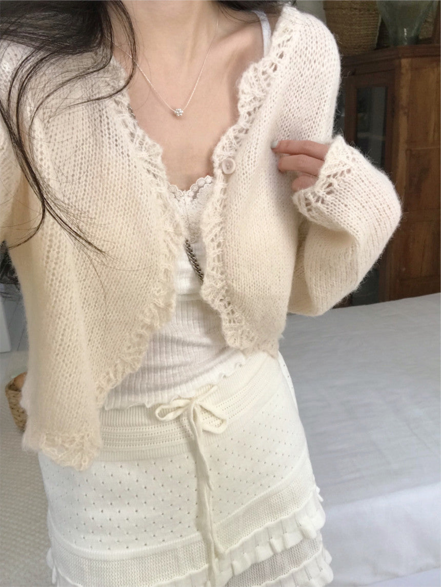 Fluffy cardigan