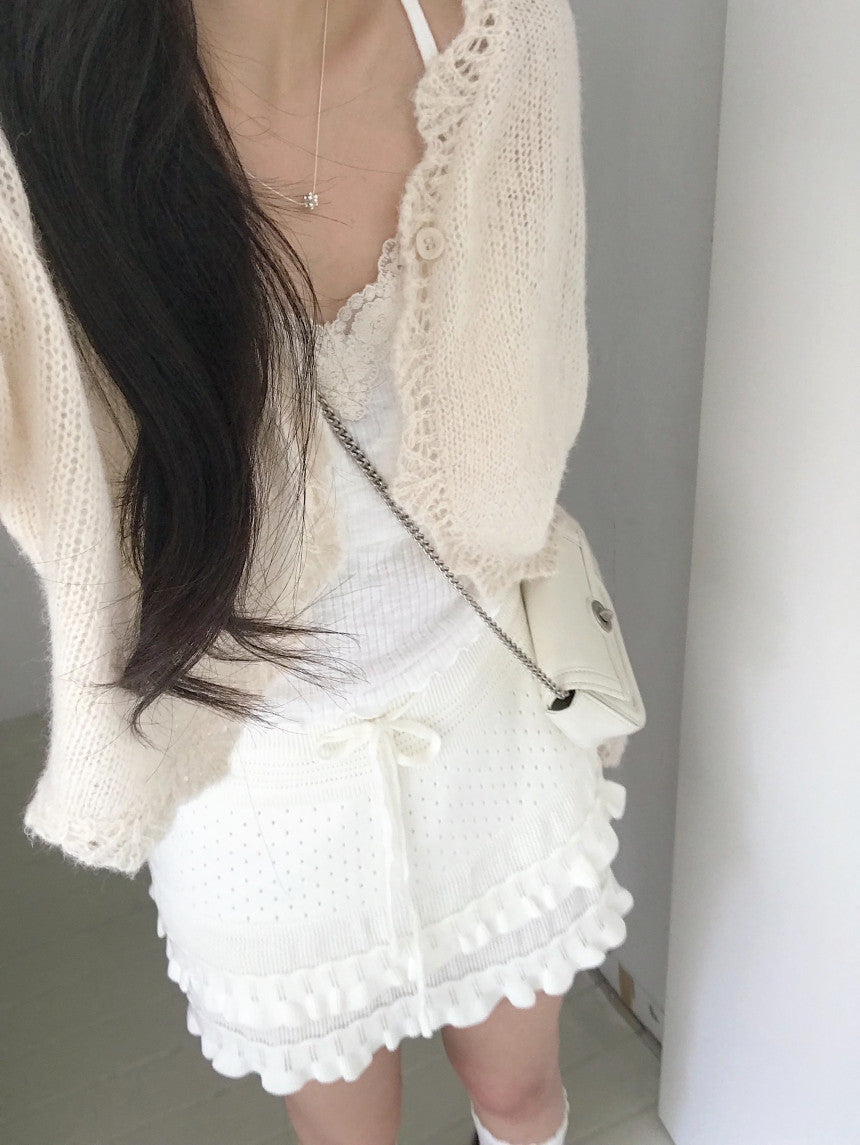 Fluffy cardigan