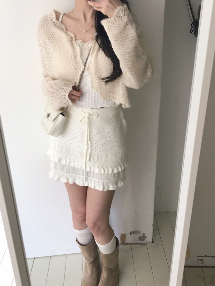 Fluffy cardigan
