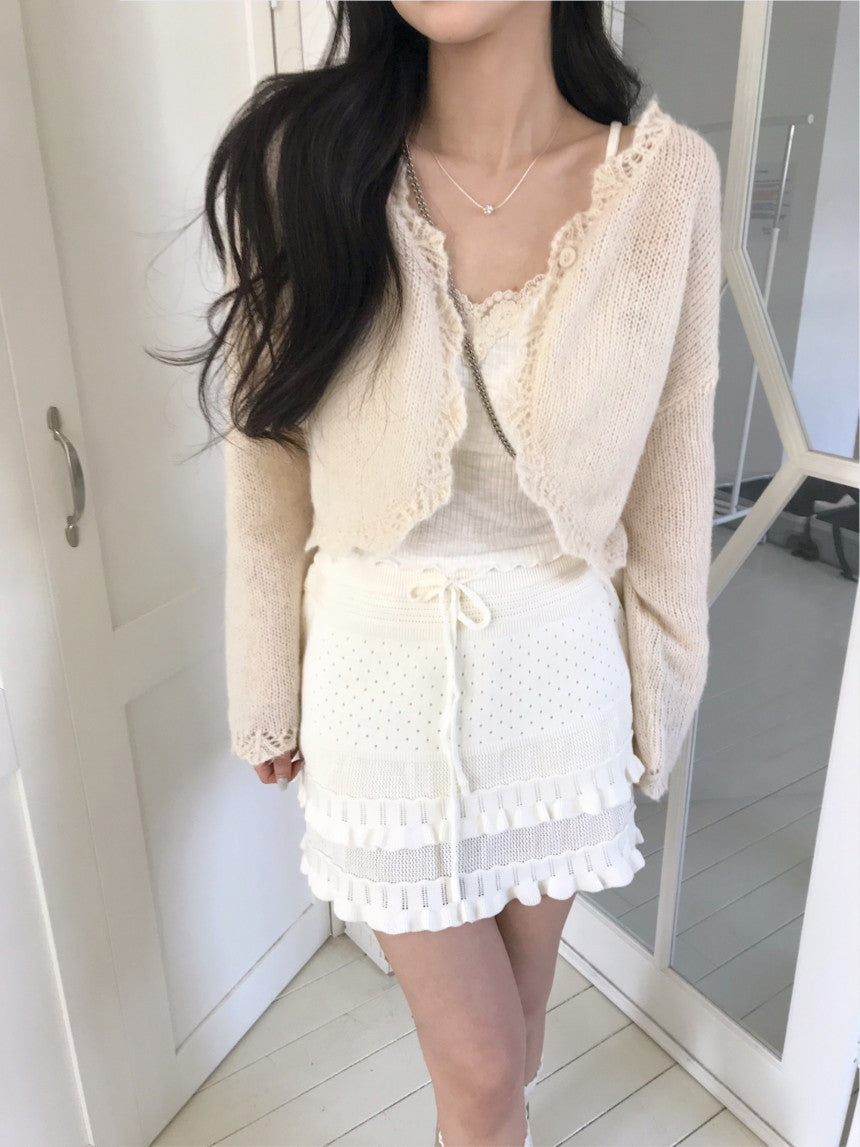 Fluffy cardigan