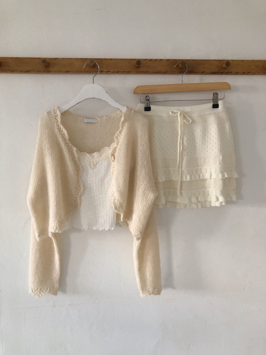 Fluffy cardigan