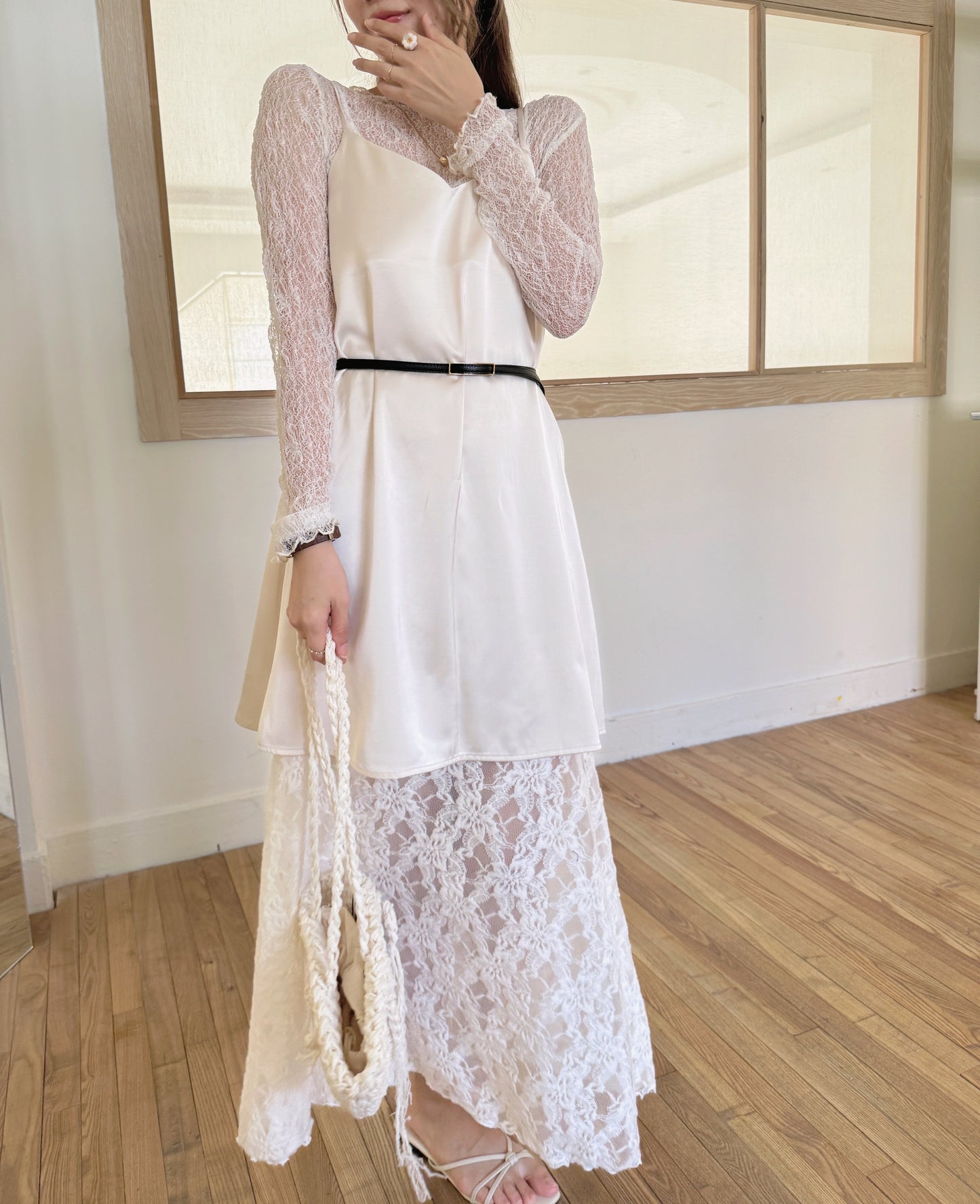 Lace banding skirt（new version)