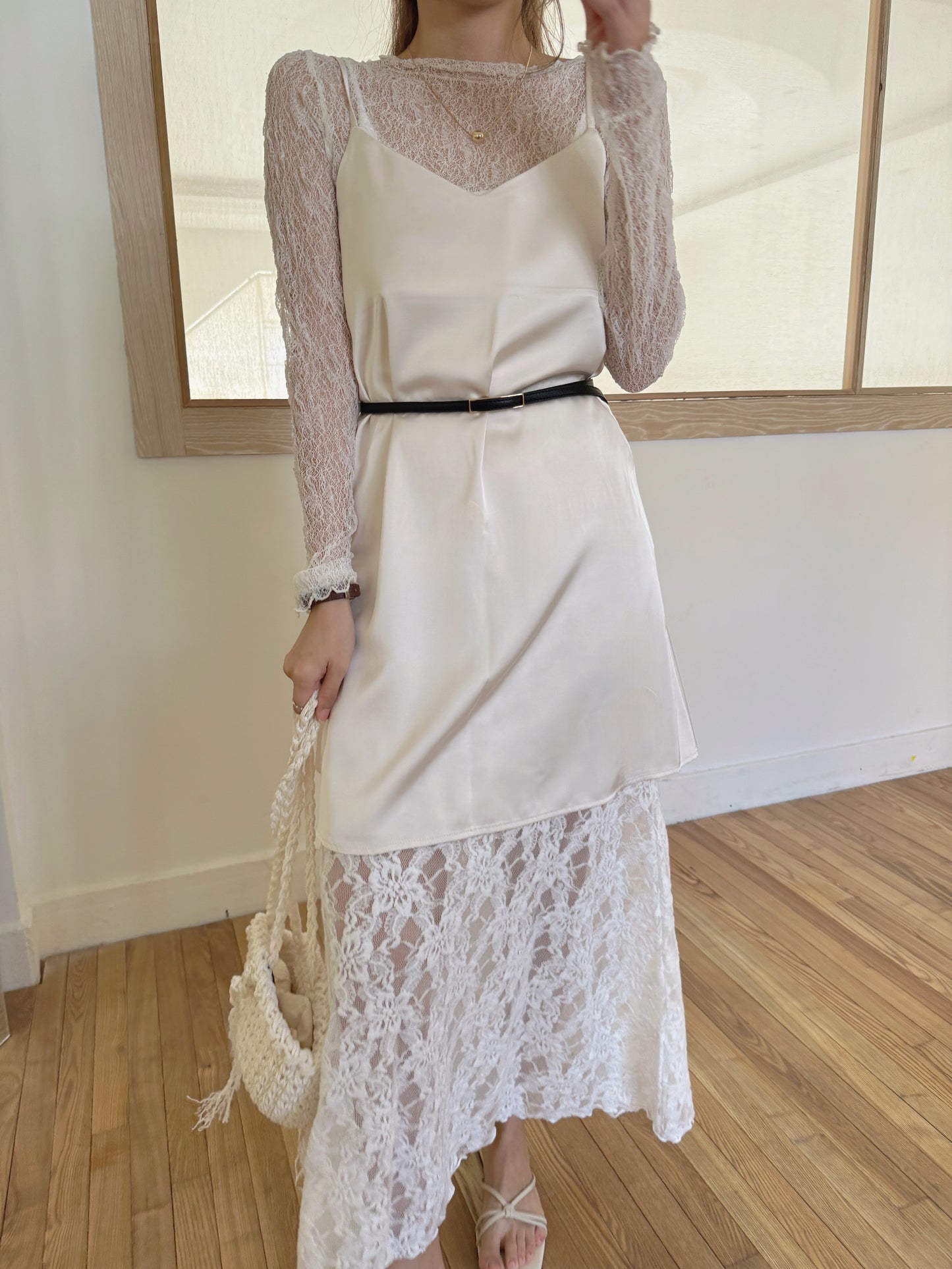 Lace banding skirt（new version)