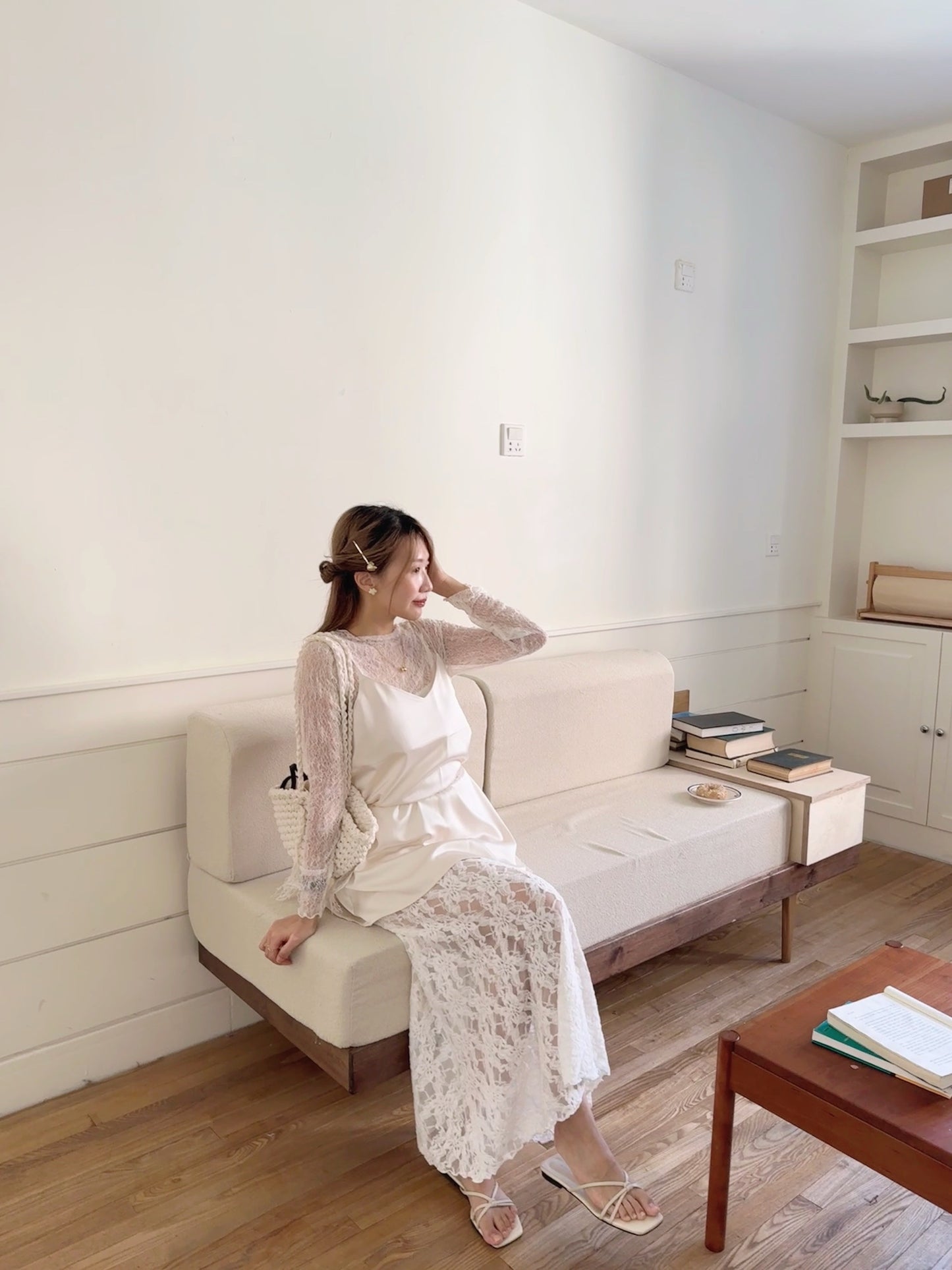Lace banding skirt（new version)