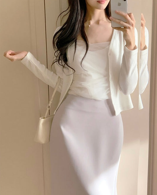 Even sleeveless set