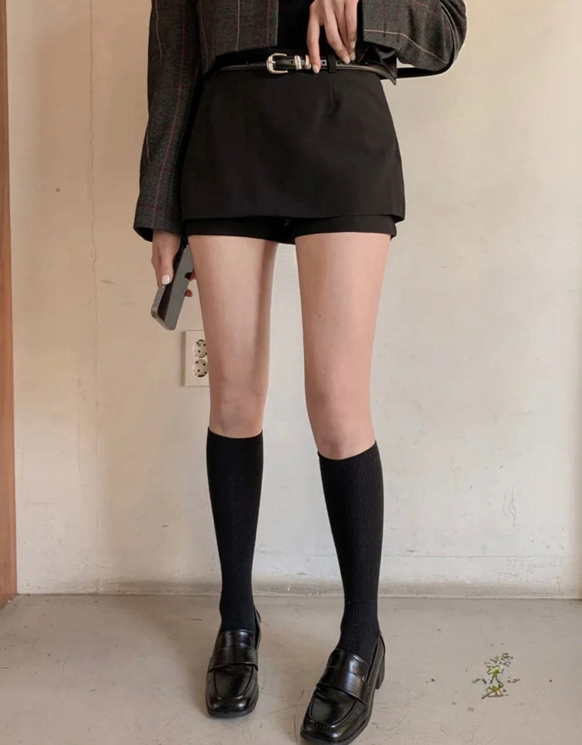 White/black skirt pants(3 colors)